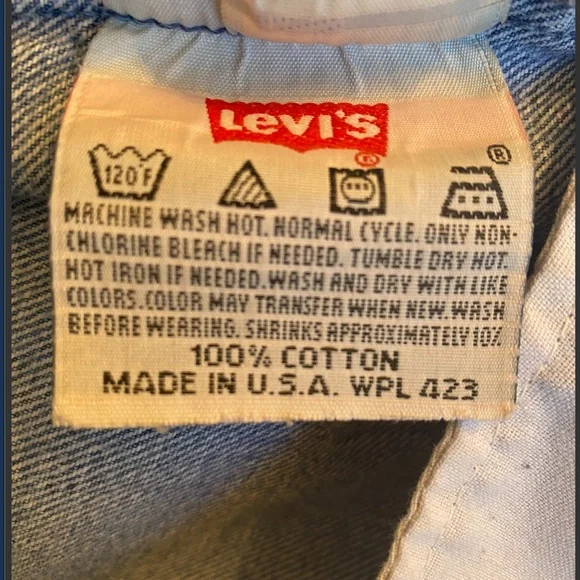 VINTAGE USA LEVIS 501🔥 34/32 - Picture 6 of 9